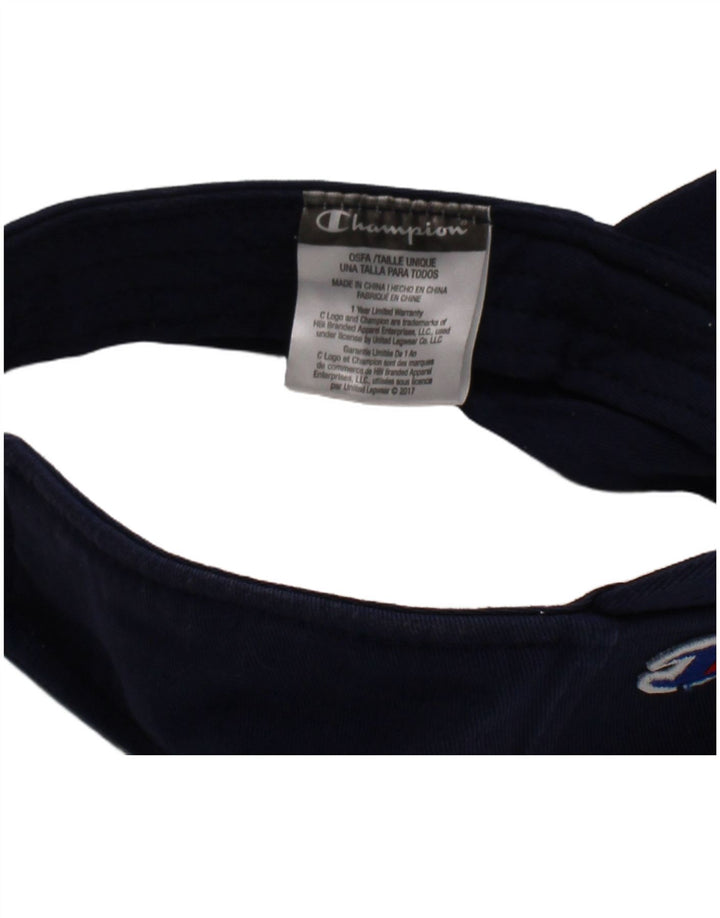 Champion Casquette Visière Femme Taille Unique Bleu Marine Coton