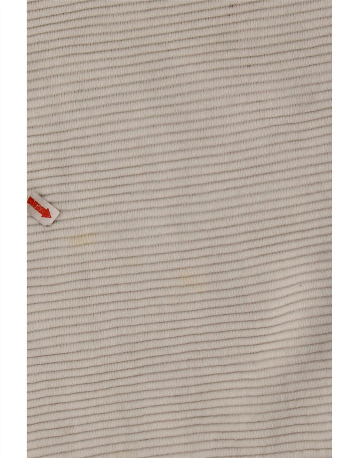 FRENCH CONNECTION Pull col bateau pour femme UK 10 Petit Blanc