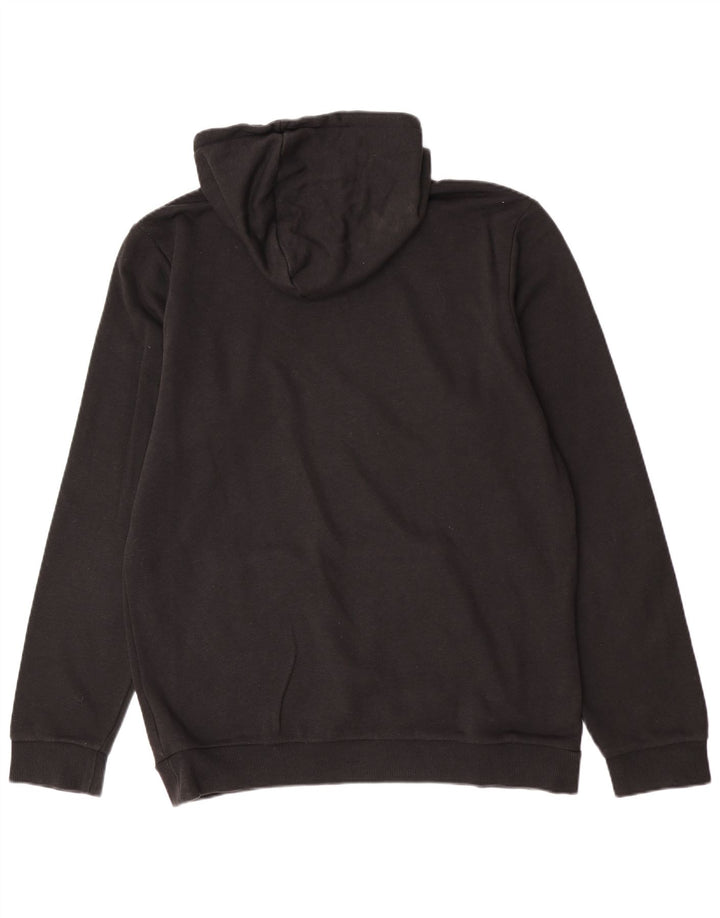Adidas Pull à capuche graphique pour homme en coton noir moyen