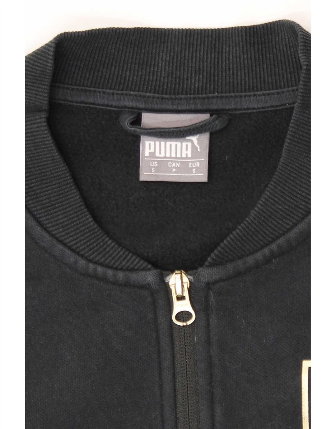 Puma Veste de survêtement graphique pour homme, taille S, noir