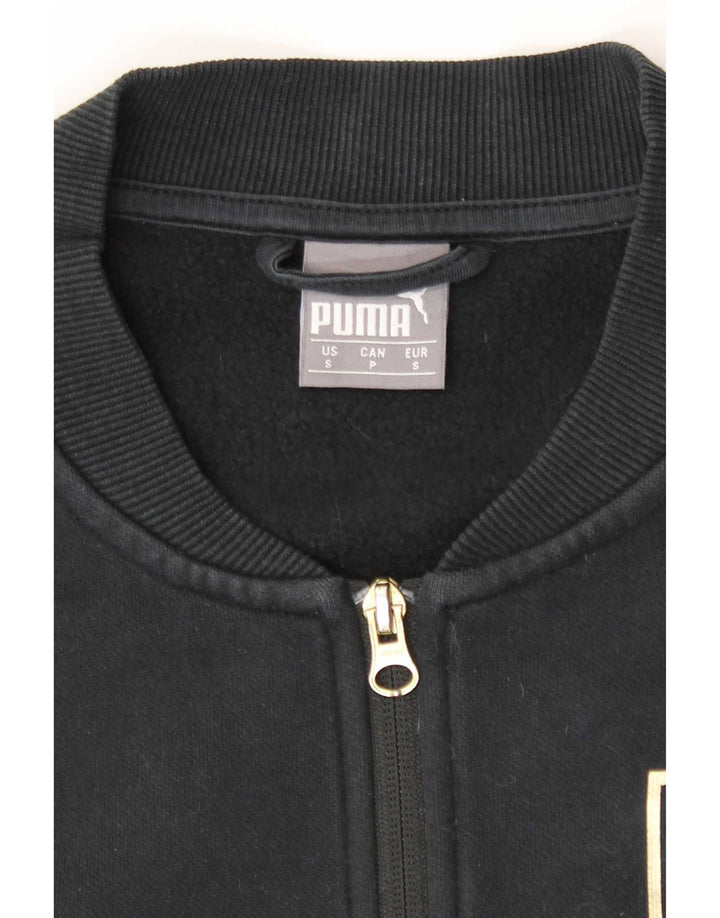 Puma Veste de survêtement graphique pour homme, taille S, noir