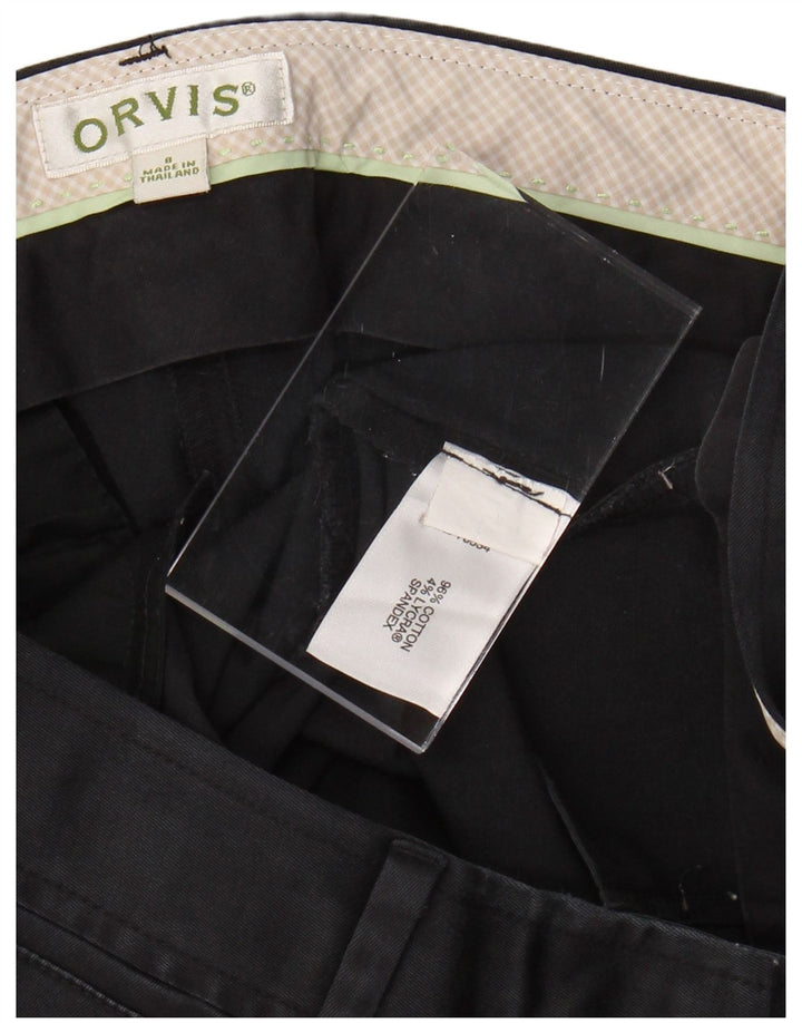 ORVIS Pantalon décontracté slim pour femme US 8 Medium W28 L27 Coton noir