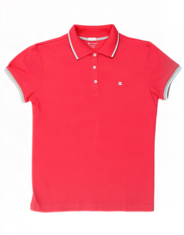 Champion Polo Heritage Femme UK 18 XL Coton Rouge