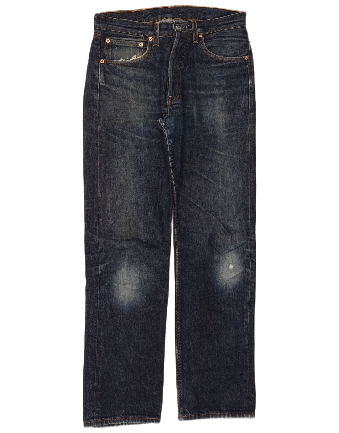 Levi's Jean Droit 501 Femme W31 L32 Bleu Marine