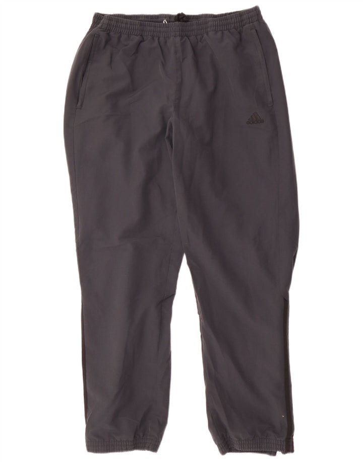 Adidas Pantalon de survêtement pour homme Pantalon de jogging Large Bleu marine Polyester