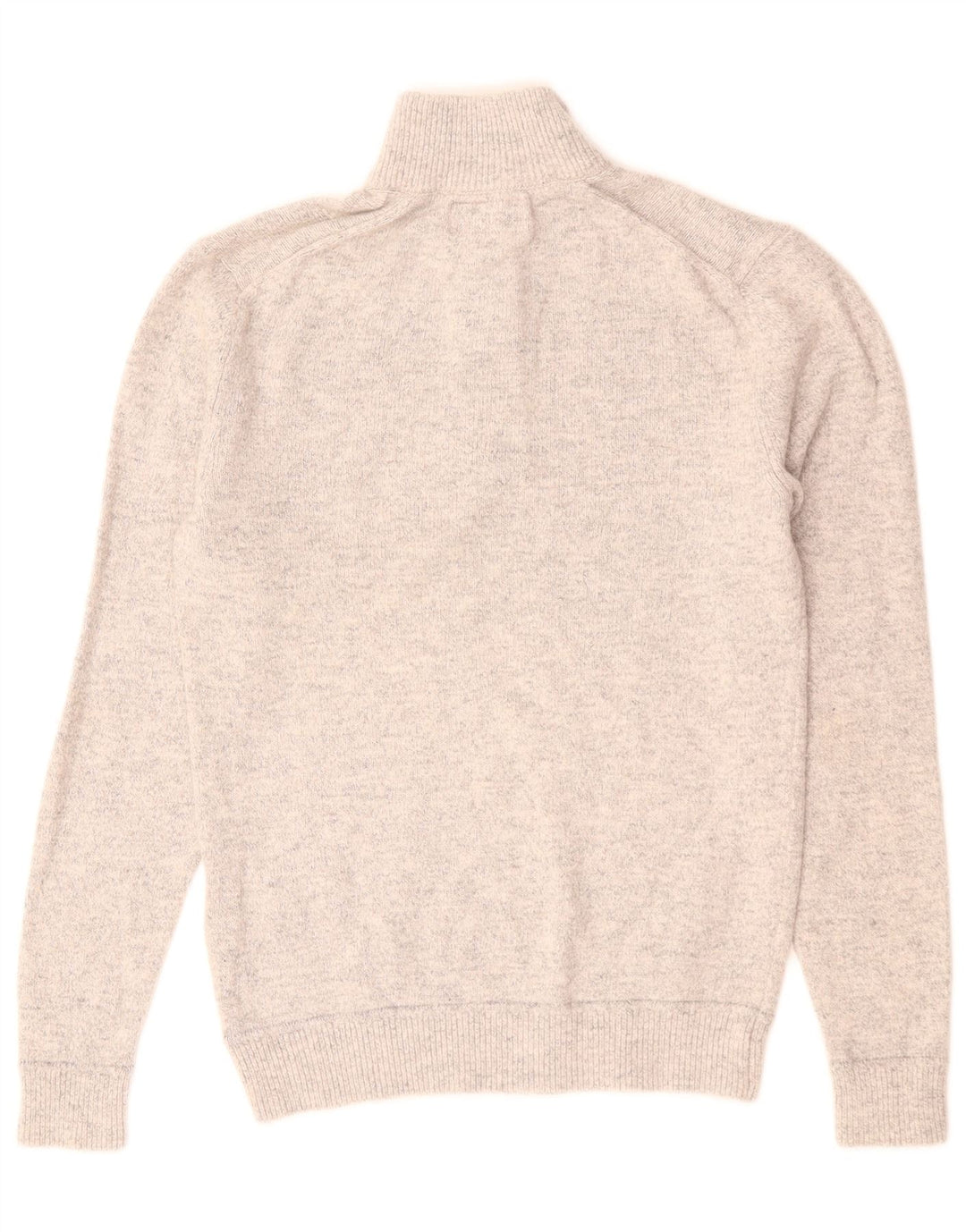 Superdry Pull à col zippé pour homme Petit gris Coton