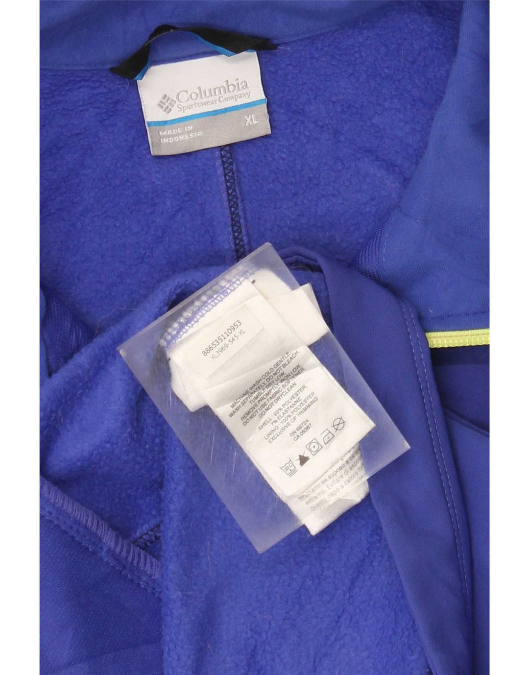 Columbia Veste de survêtement pour femme UK 18 XL Bleu Polyester