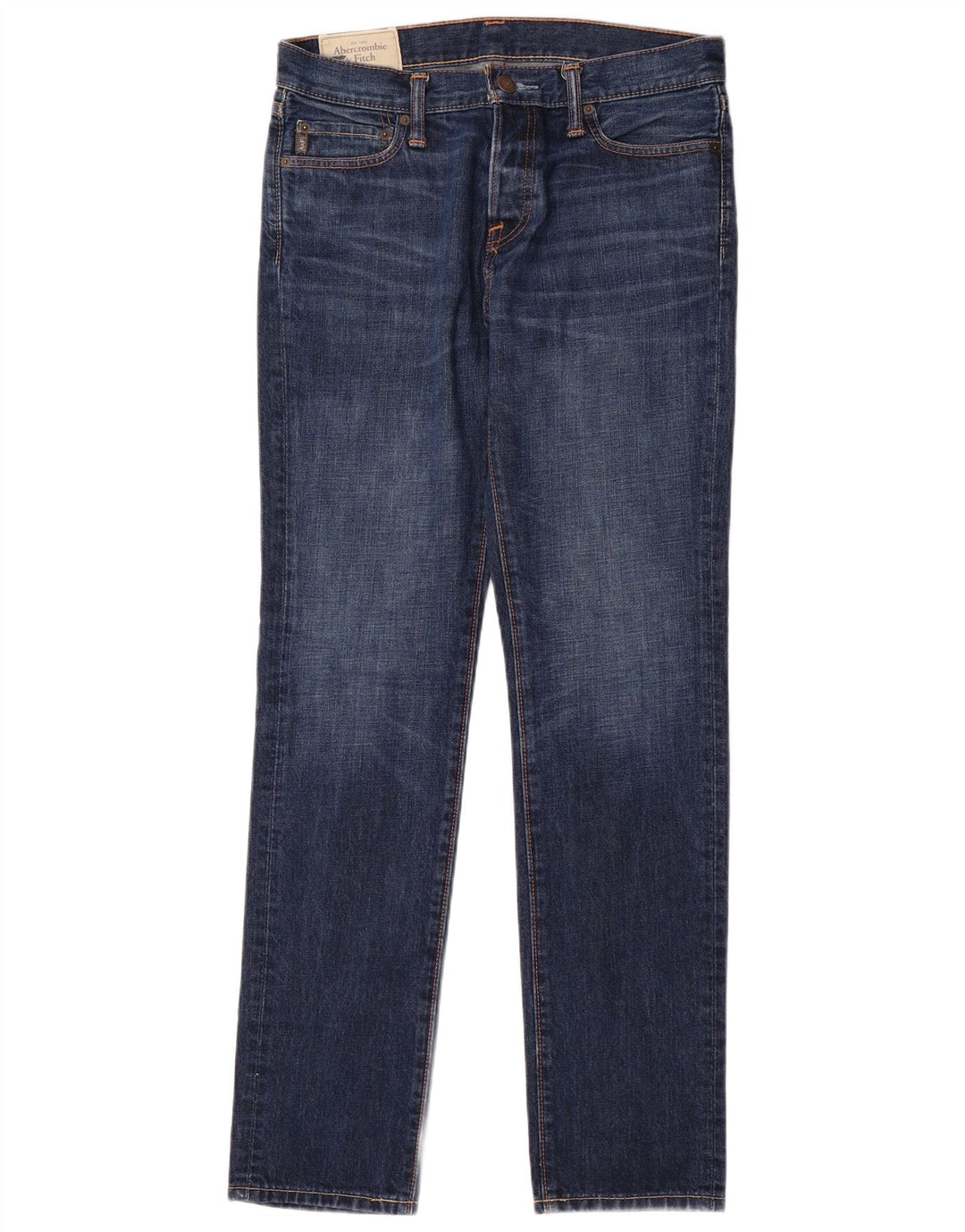 ABERCROMBIE & FITCH Jean slim homme W30 L32 bleu coton