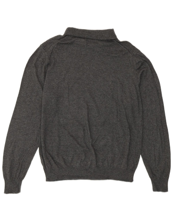 Marks & Spencer Pull col roulé pour femme UK 14 Large Gris