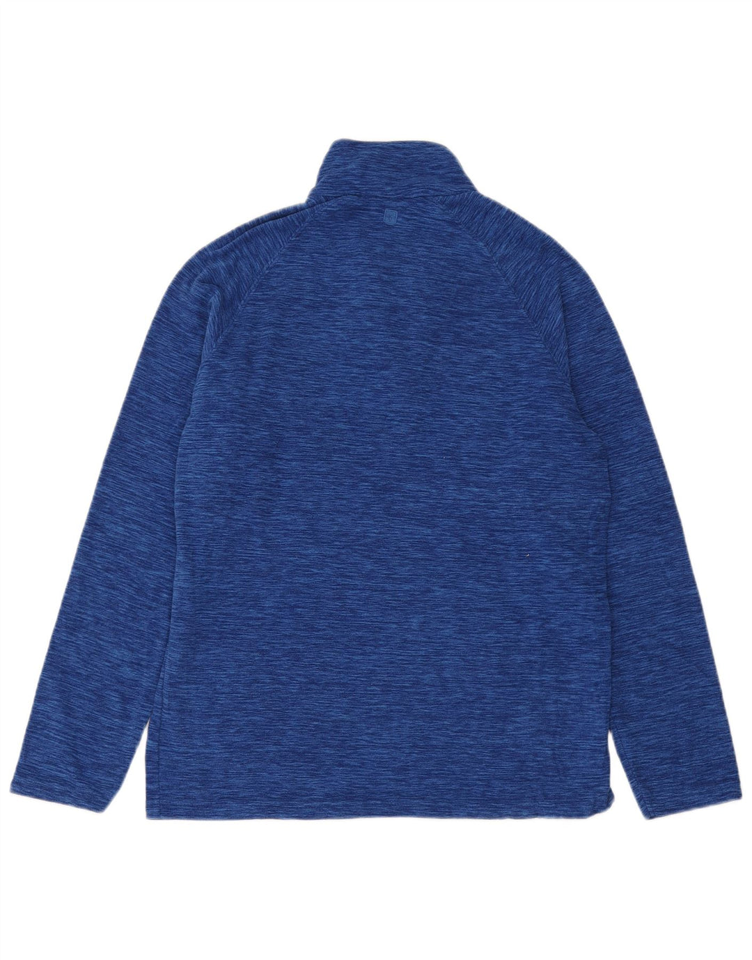 Mountain Warehouse Pull Polaire à Col Zippé Homme Bleu Marine Moucheté