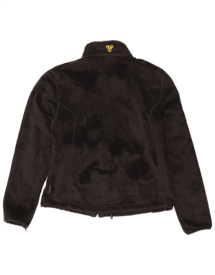 Jack Wolfskin Veste polaire pour femme UK 10 Small Noir Polyester