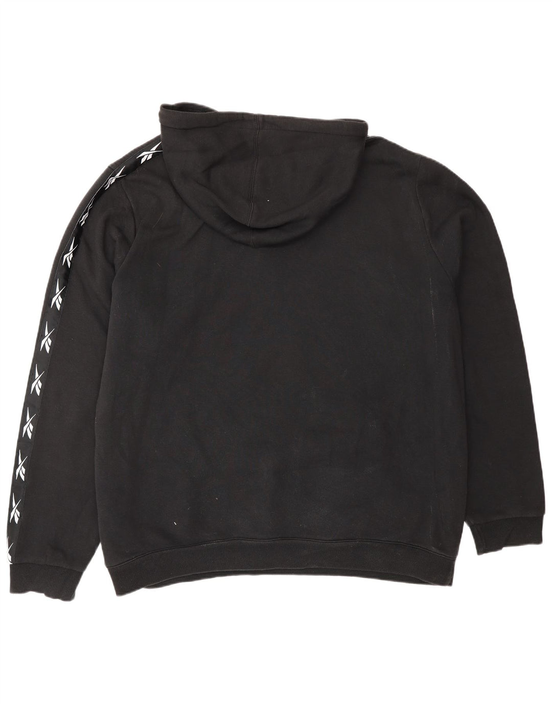 REEBOK Pull à capuche graphique pour homme XL Noir Coton