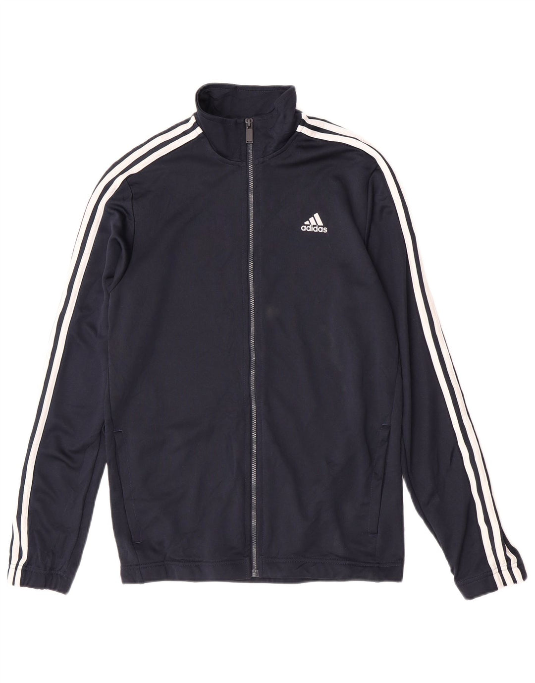 Adidas Veste de survêtement pour homme Bleu marine moyen Polyester