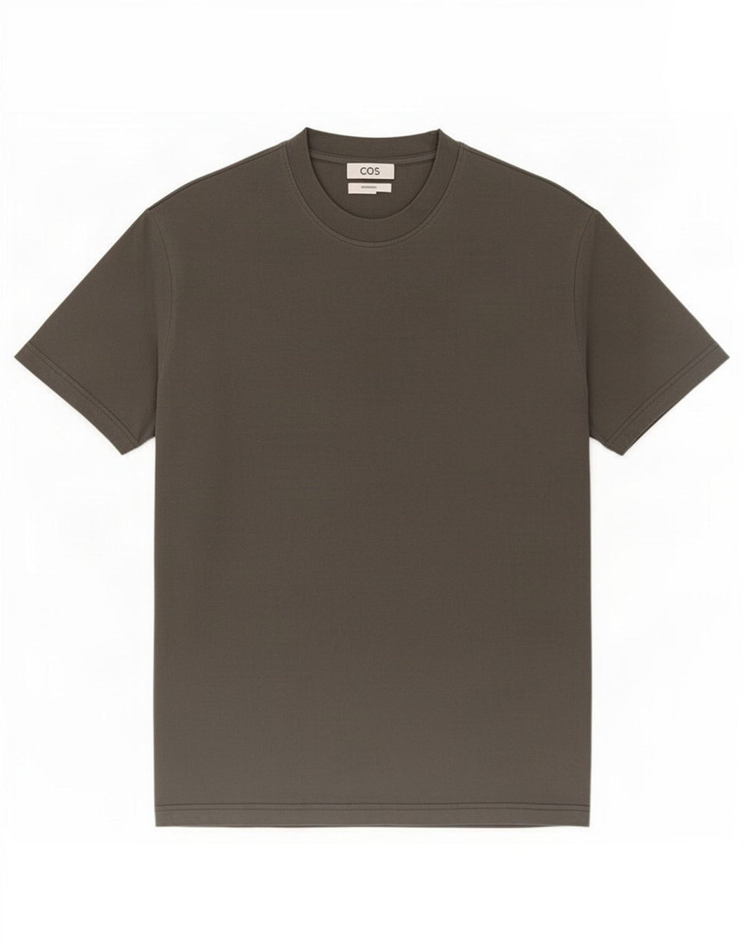 Cos T-Shirt Oversize Homme Vert Moyen Coton