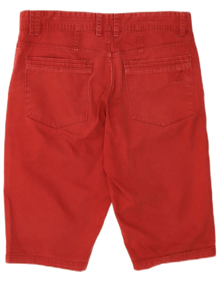 Kangol Short Chino Homme Petit W29 Rouge Coton