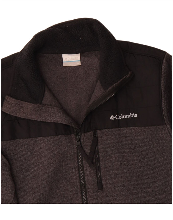 Columbia Veste de Survêtement Homme Gris Moyen Colorblock Polyester