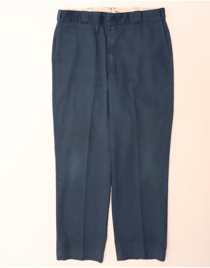 Dickies Pantalon Chino Droit Homme W40 L32 Bleu Marine Polyester