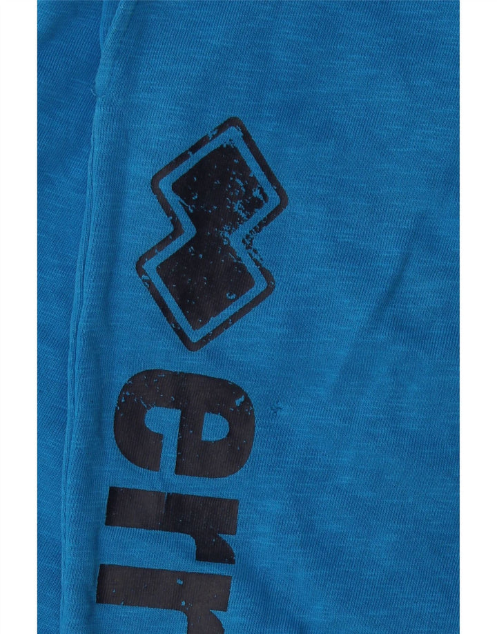 Errea Short de Sport Graphique Homme XL Bleu Coton