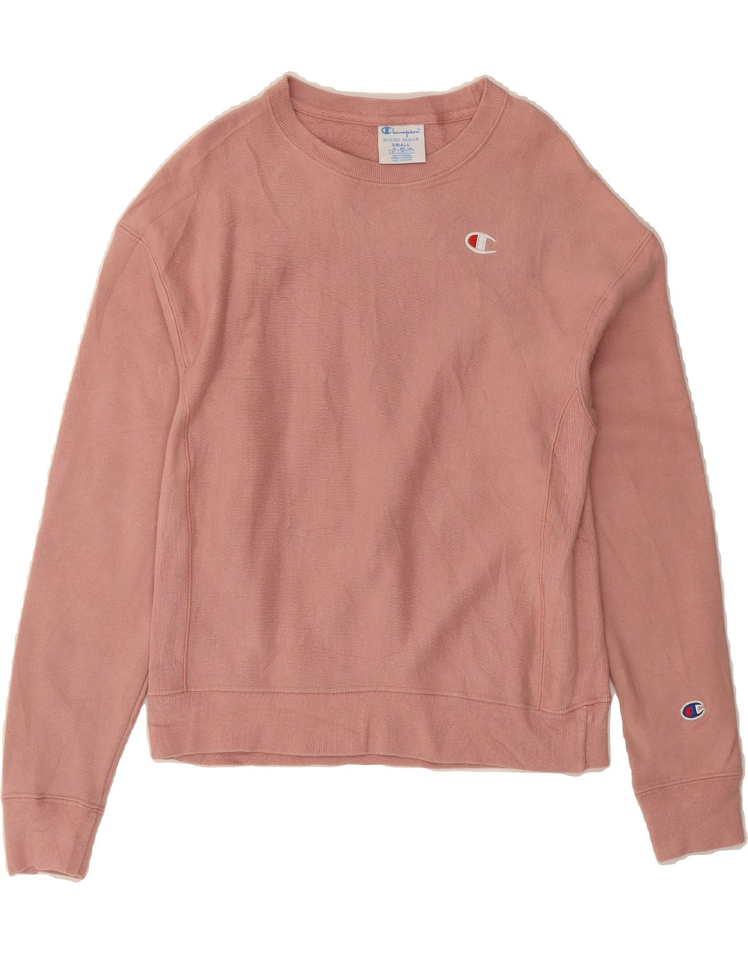 CHAMPION Womens Sweatshirt Jumper UK 10 Small Pink Cotton Vintage Champion and Second-Hand Champion from Messina Hembry 