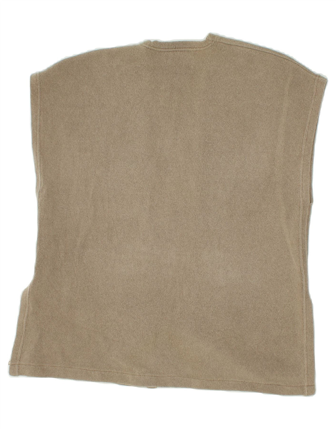 BENETTON Womens Sleeveless Cardigan Sweater One Size Grey Lambswool Vintage Benetton and Second-Hand Benetton from Messina Hembry 
