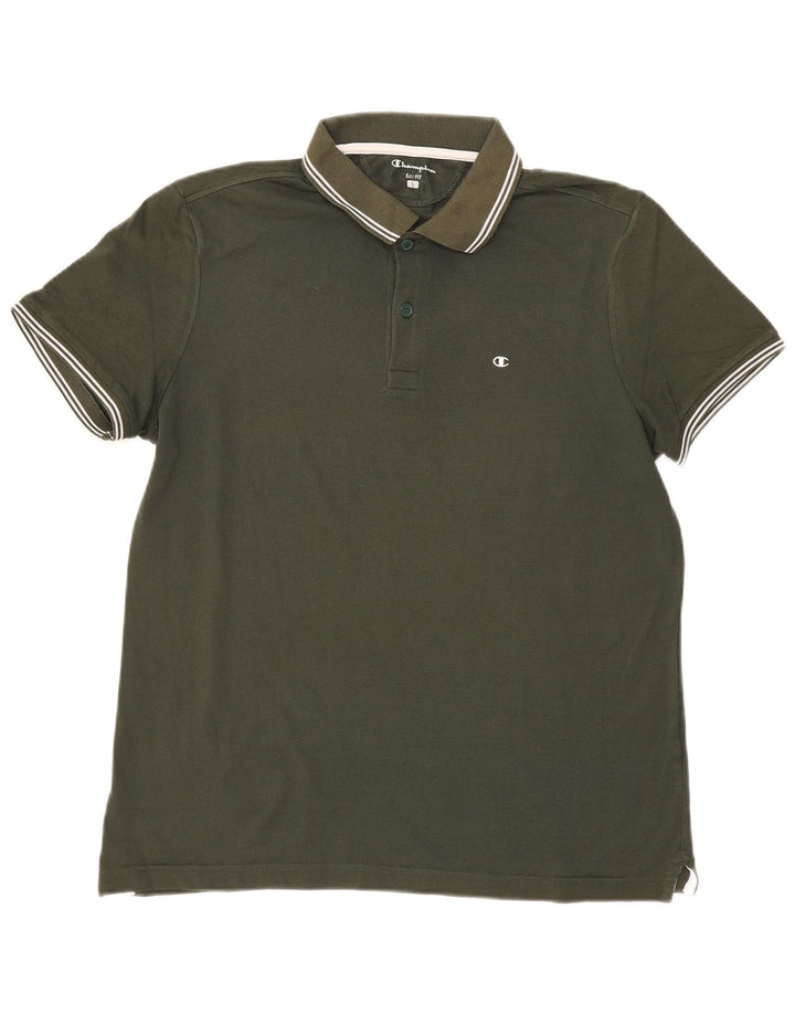 Champion Polo Easy Fit Homme Kaki Large
