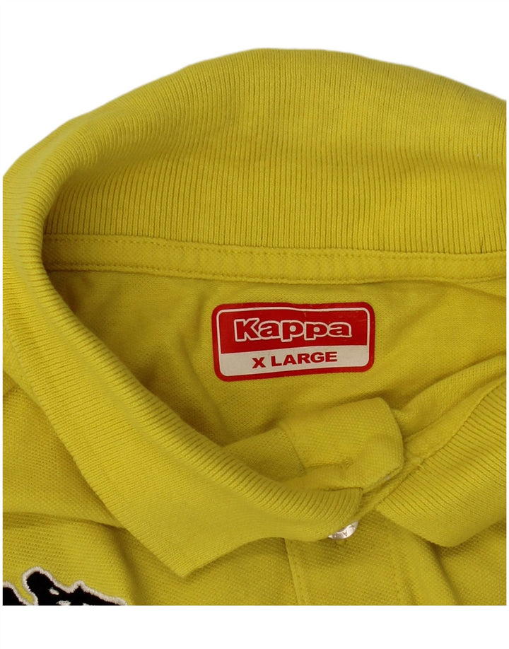 KAPPA Polo Homme XL Jaune