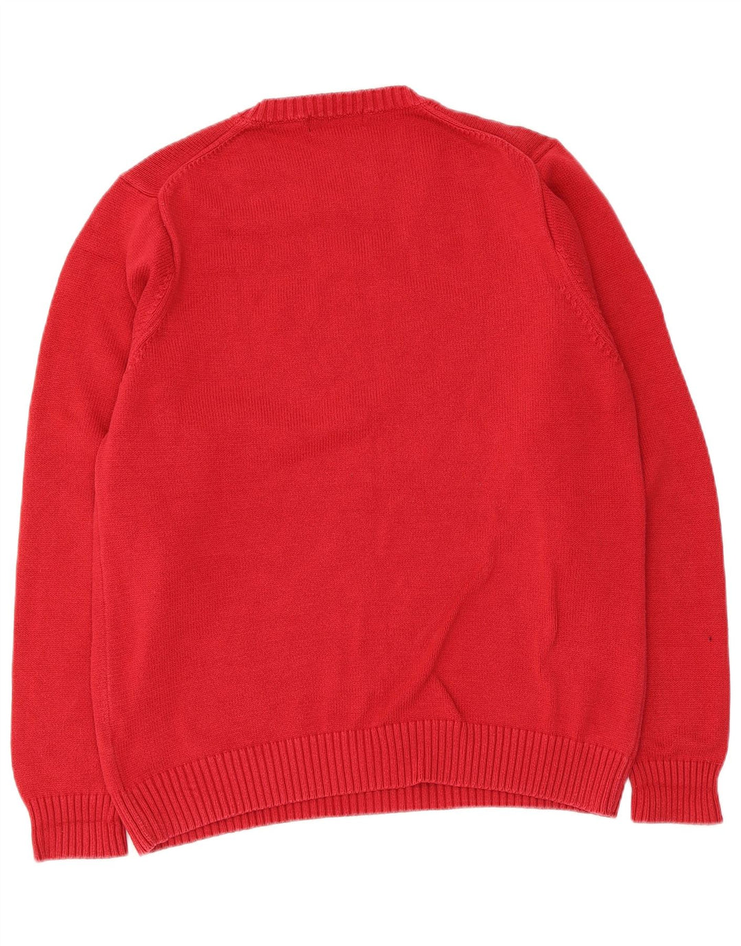 Marks & Spencer Pull à col rond pour homme UK 38/40 Rouge moyen