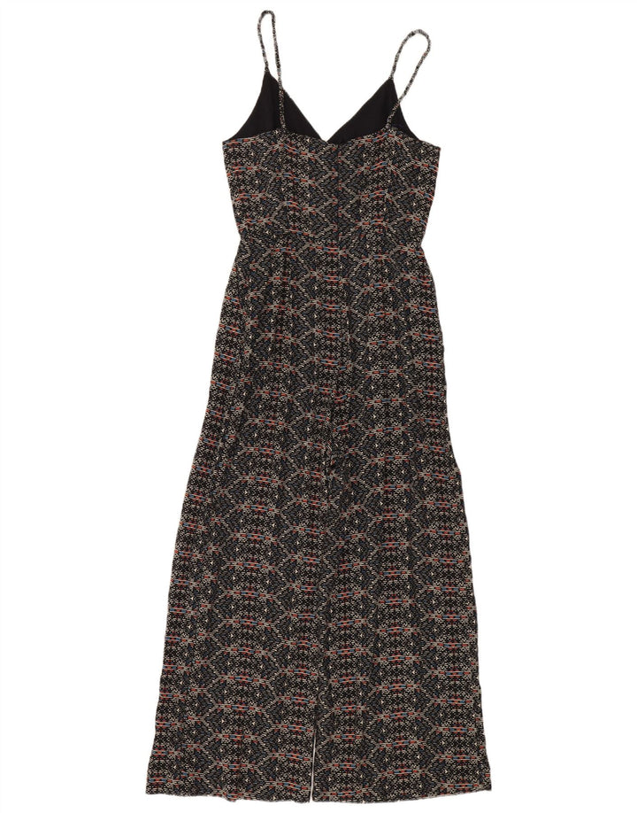 Zara Combinaison sans manches pour femme UK 10 Petit Bleu Géométrique