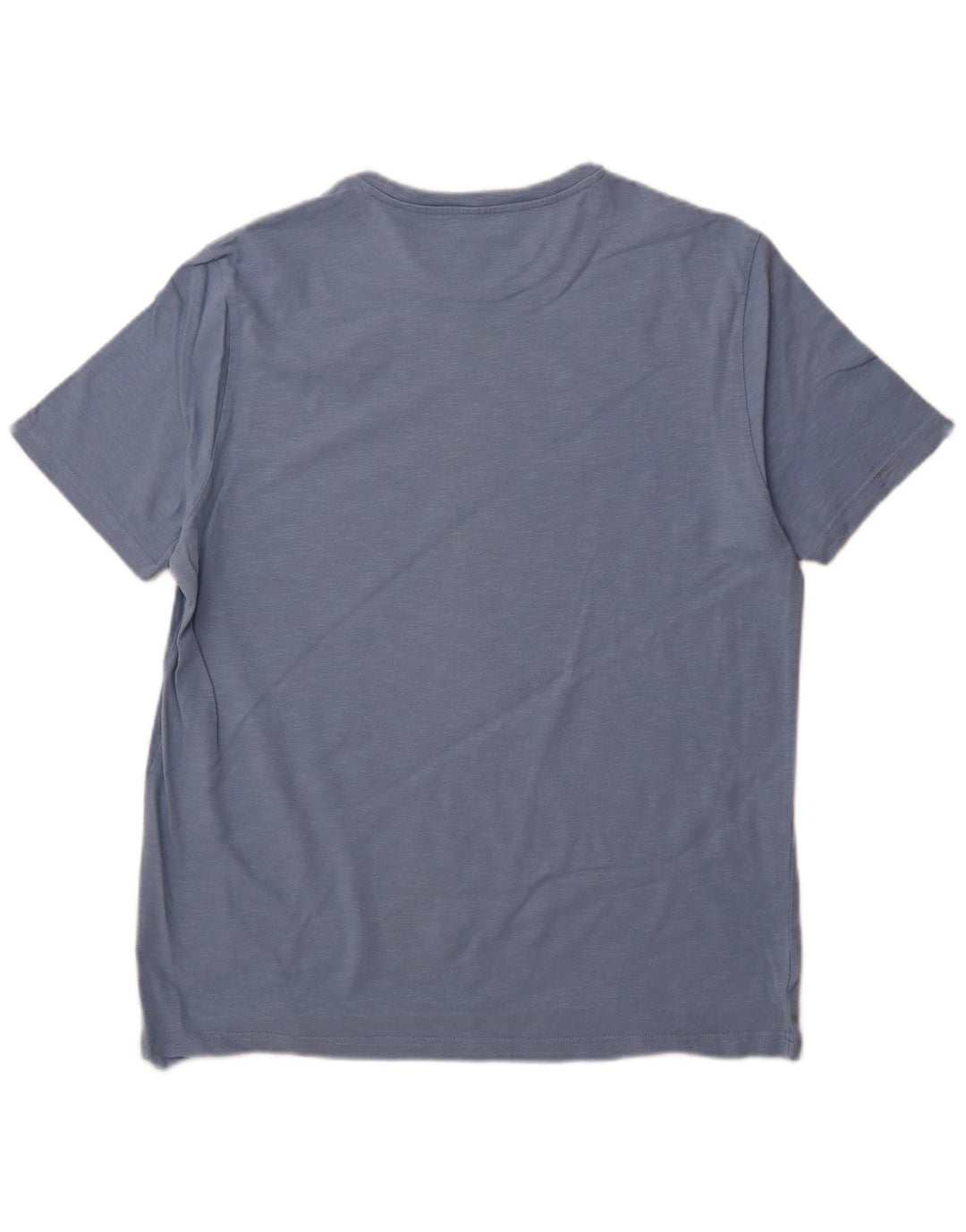 FAT FACE T-Shirt Graphique Homme Top XL Bleu Moucheté Coton