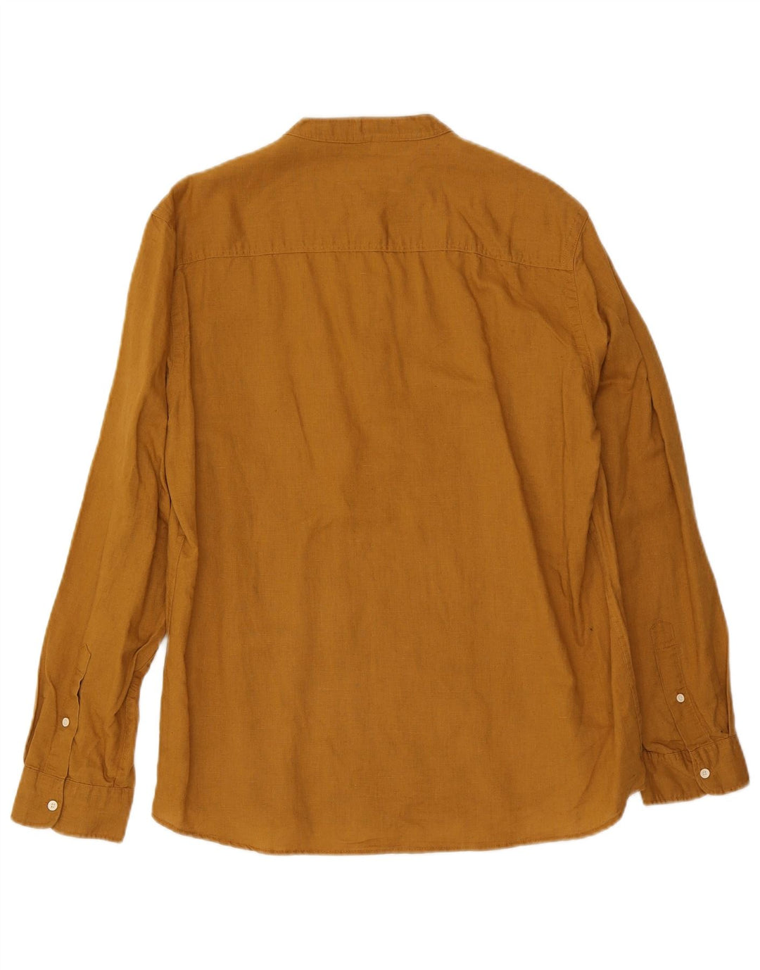 Zara Chemise Pull Homme Grand Lin Marron