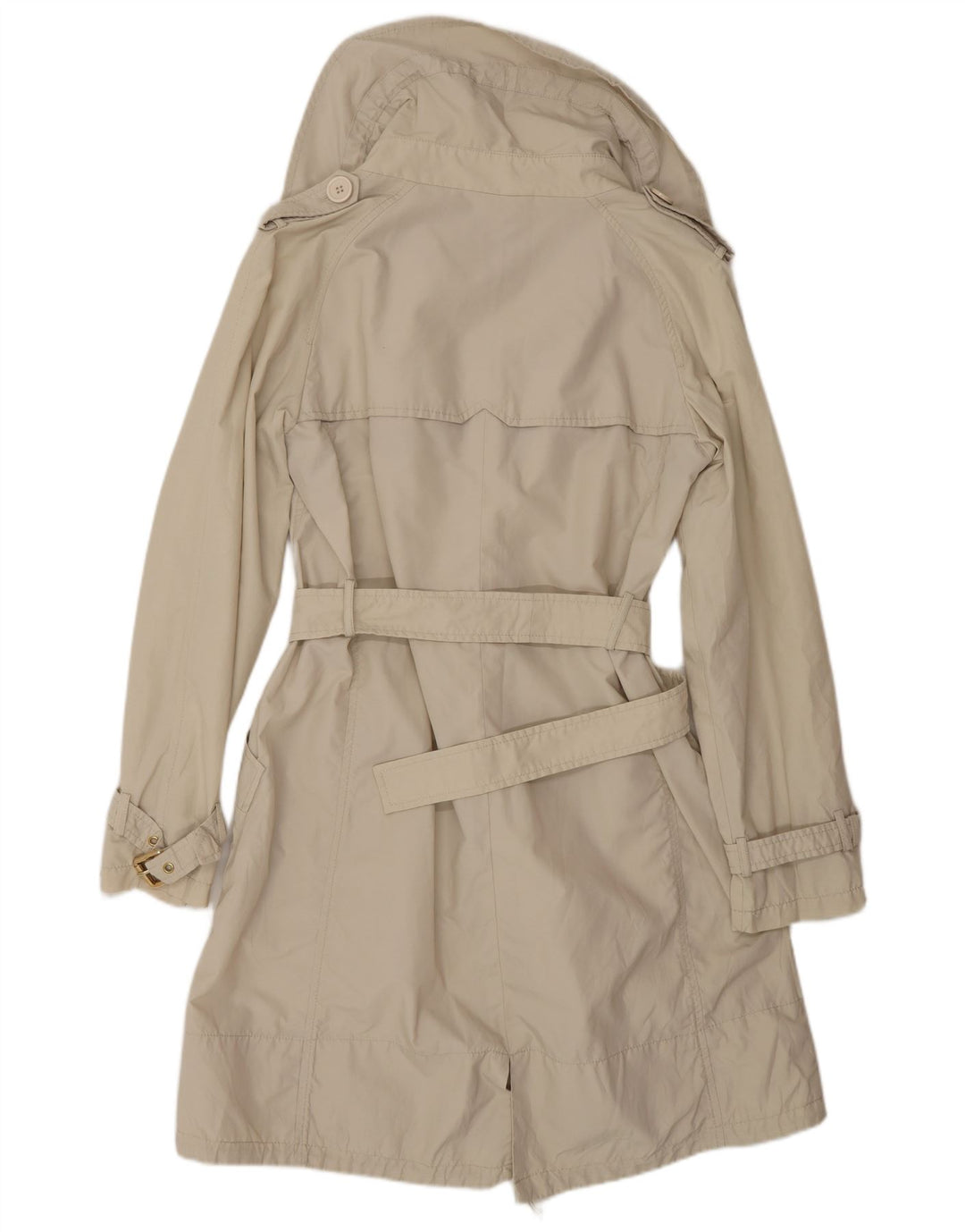 MAX MARA Trench-coat week-end pour femme UK 12 en coton beige moyen classique