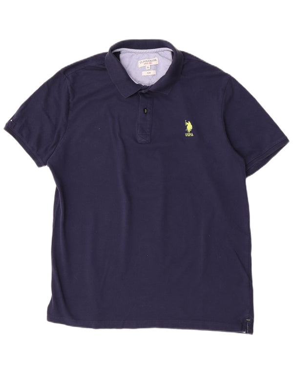 U.S. Polo Assn. Chemise Slim Homme XL Bleu Marine Coton