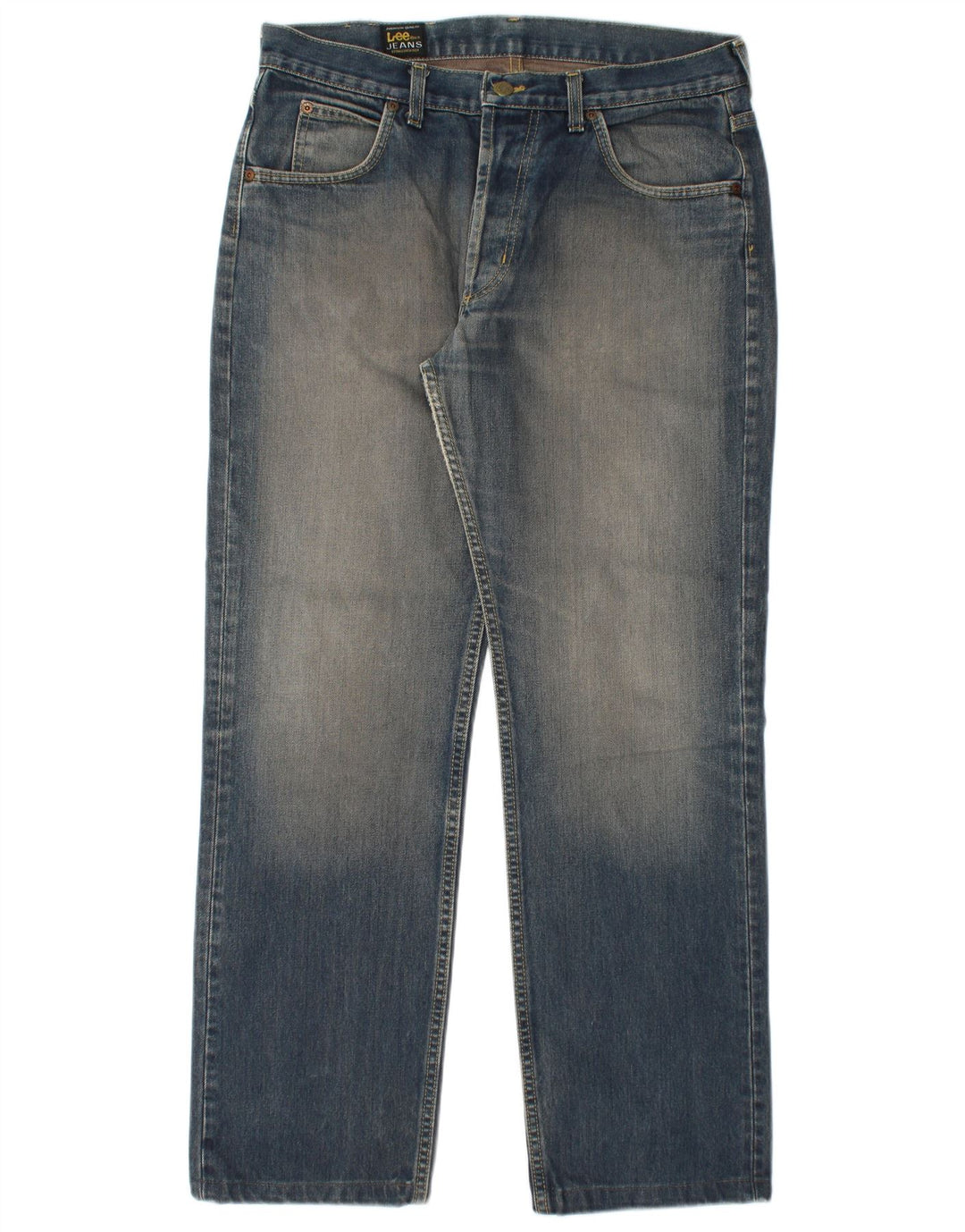 Lee Jean Droit Seattle W34 L30 Homme Bleu Coton