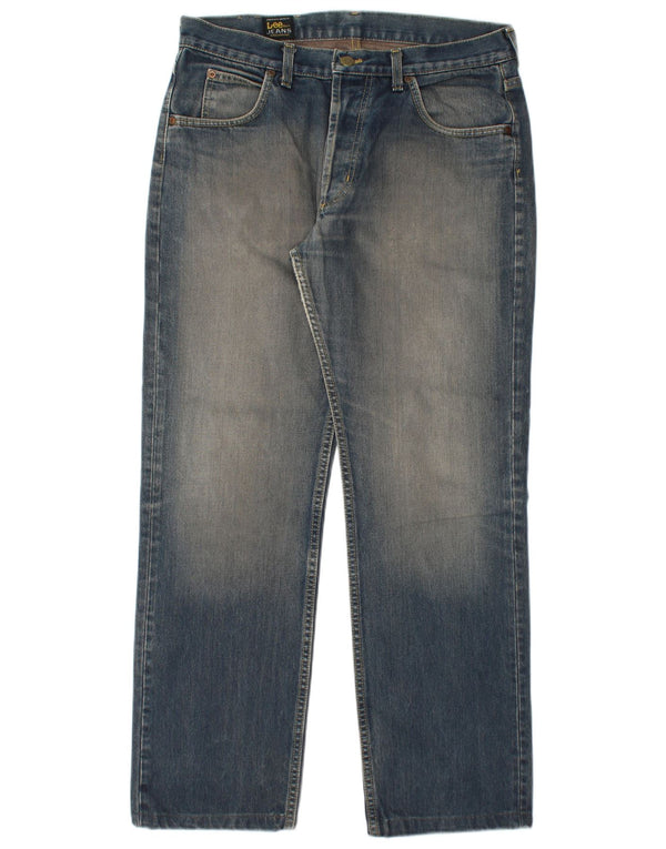 Lee Jean Droit Seattle W34 L30 Homme Bleu Coton