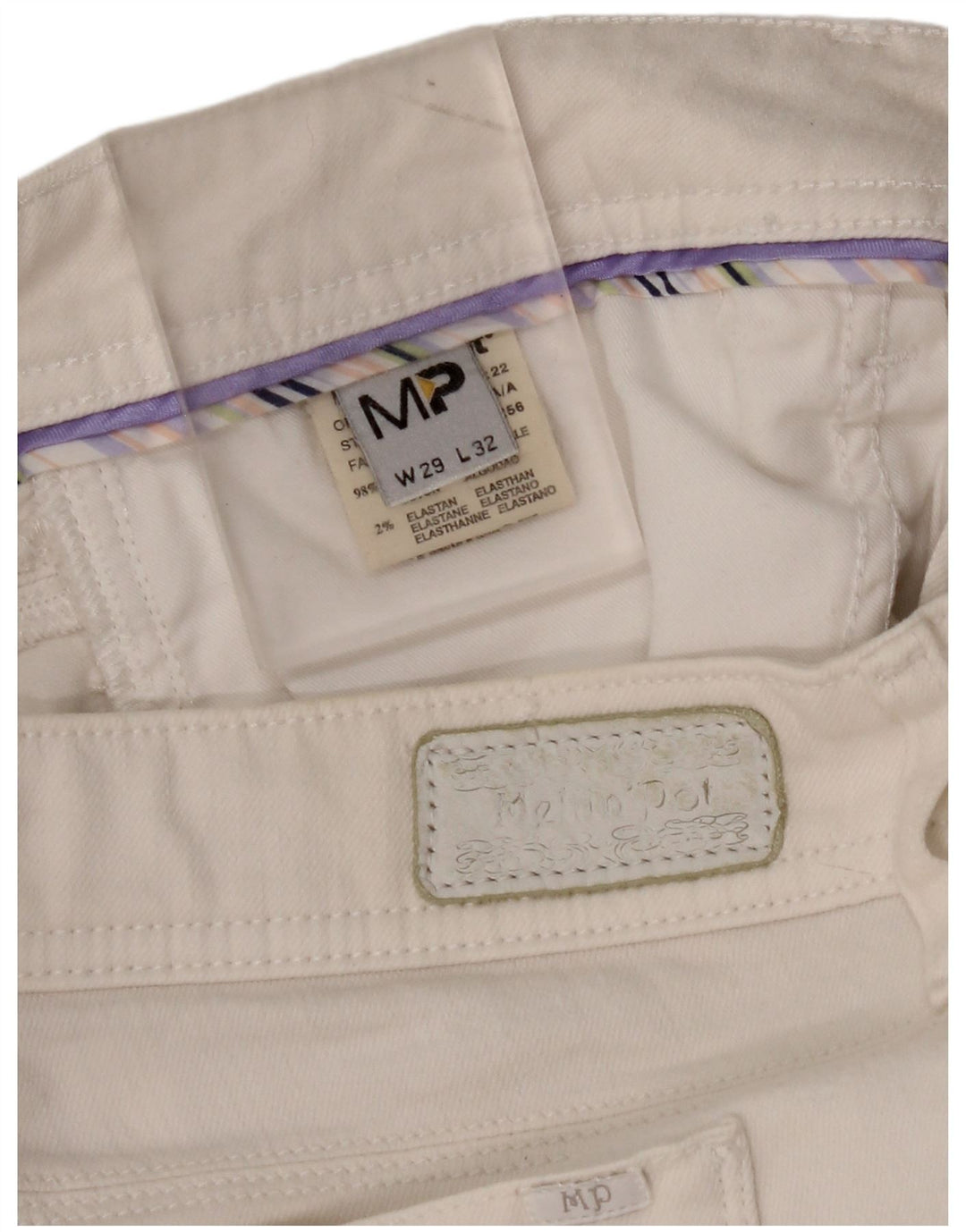MELTIN' POT Jean skinny femme W29 L32 coton blanc