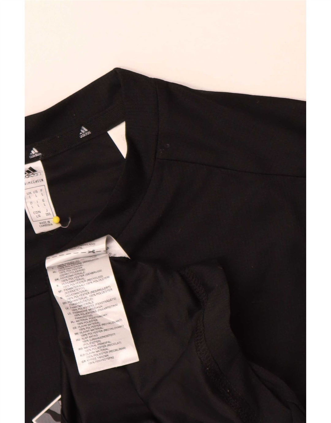 Adidas Hommes Aeroready Graphic T-Shirt Haut Grand Noir Polyester