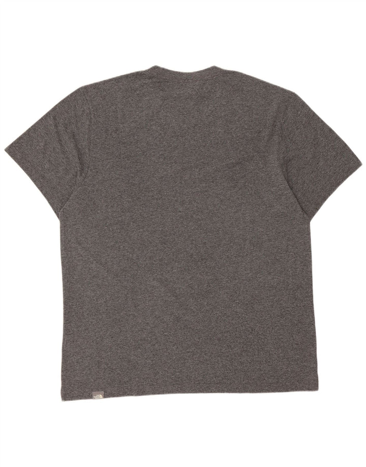 The North Face T-shirt graphique pour hommes, grand coton moucheté gris