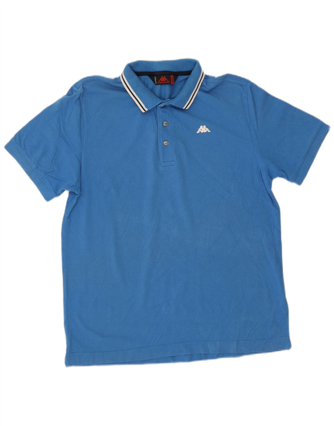 Kappa Polo Homme Bleu Moyen Coton