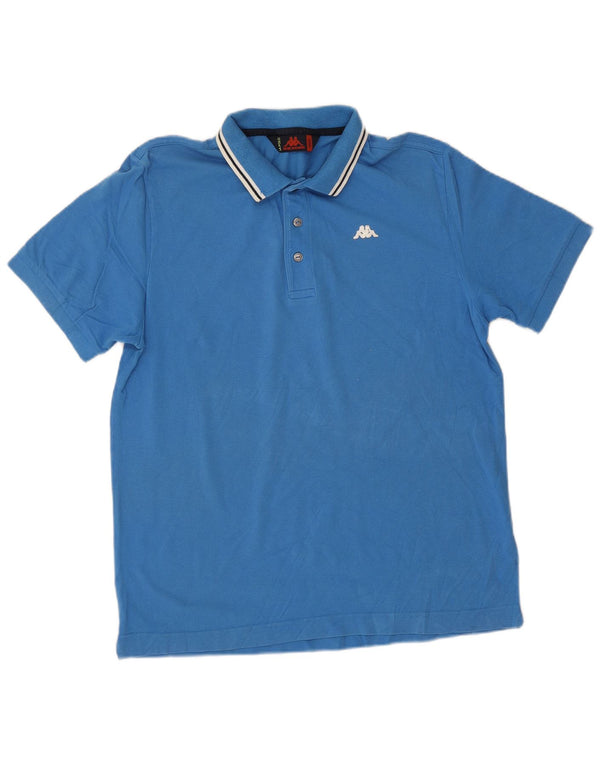Kappa Polo Homme Bleu Moyen Coton