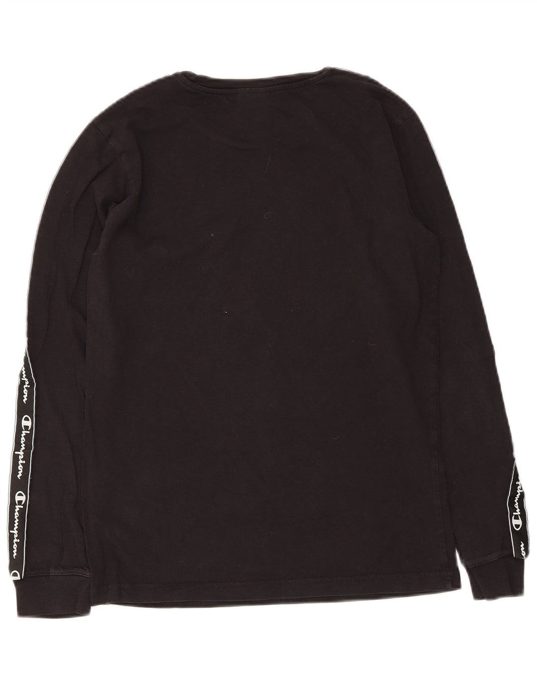 Champion Garçon Graphique Haut Manches Longues 13-14 ans XL Noir