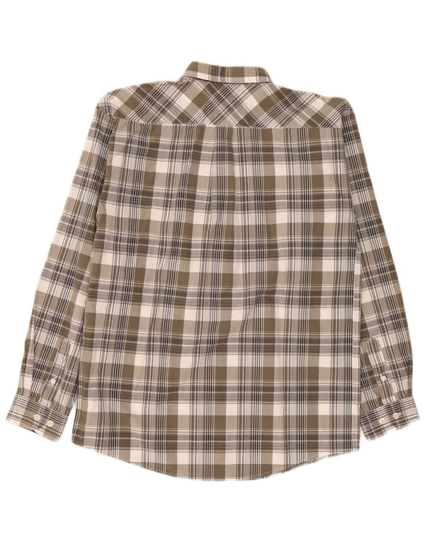 Tommy Hilfiger Chemise Garçon 15-16 ans XL Kaki Carreaux Coton