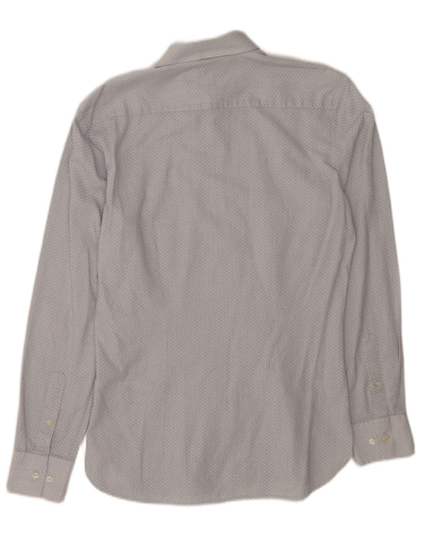 Ted Baker Chemise Homme Taille 15 Coton Géométrique Bleu Moyen