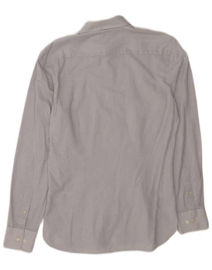 Ted Baker Chemise Homme Taille 15 Coton Géométrique Bleu Moyen