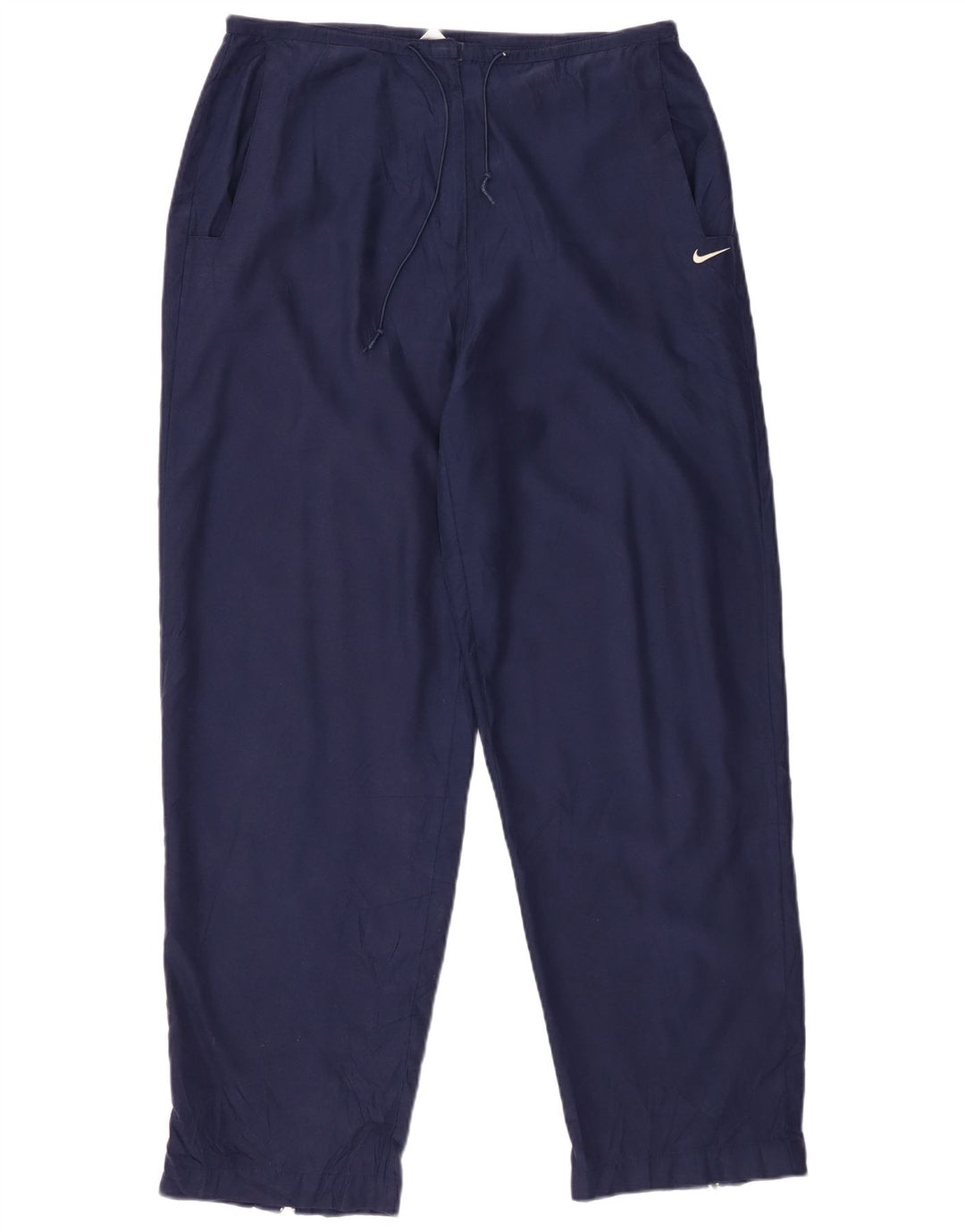 NIKE Pantalon décontracté fuselé pour femme US 12/14 Large W32 L30 Bleu marine