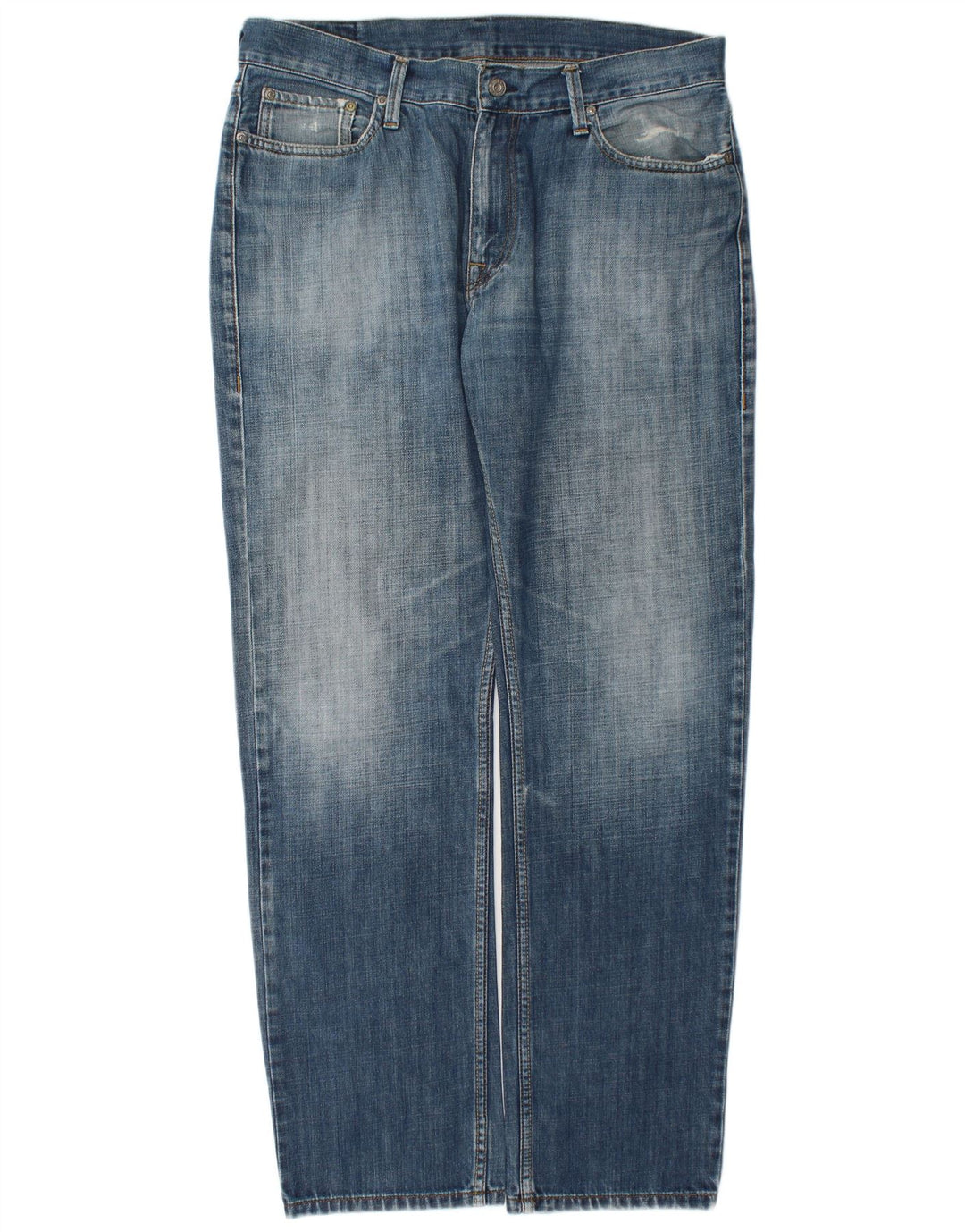 Casucci Jean droit homme W38 L32 bleu coton