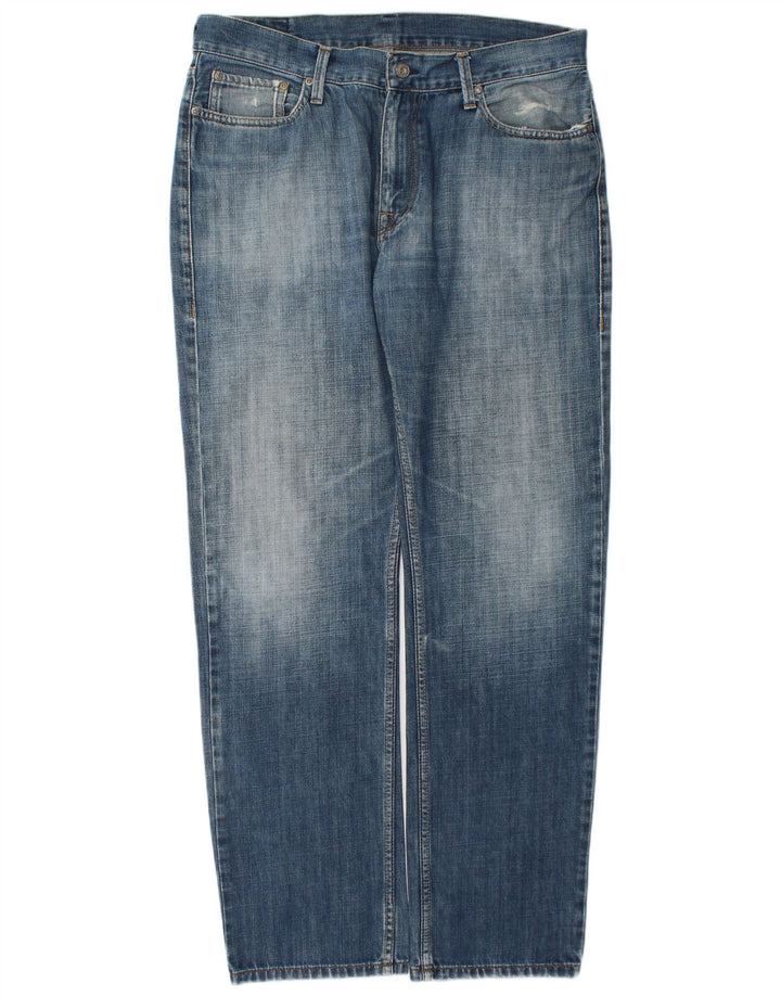 Casucci Jean droit homme W38 L32 bleu coton