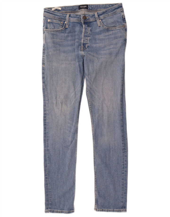 Jack & Jones Jean Slim GLENN W31 L30 Homme Bleu Coton