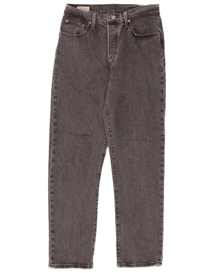 Levi's Jean Droit 501 Femme W29 L28 Gris Coton