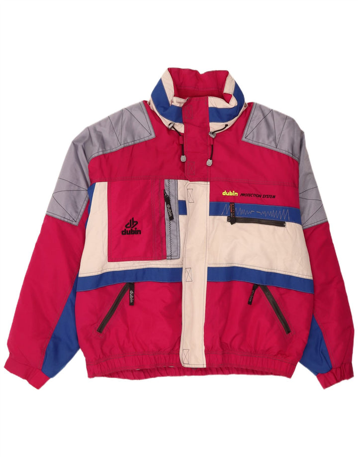 Dubin Veste de Ski Homme IT 58 4XL Rose Colorblock Nylon
