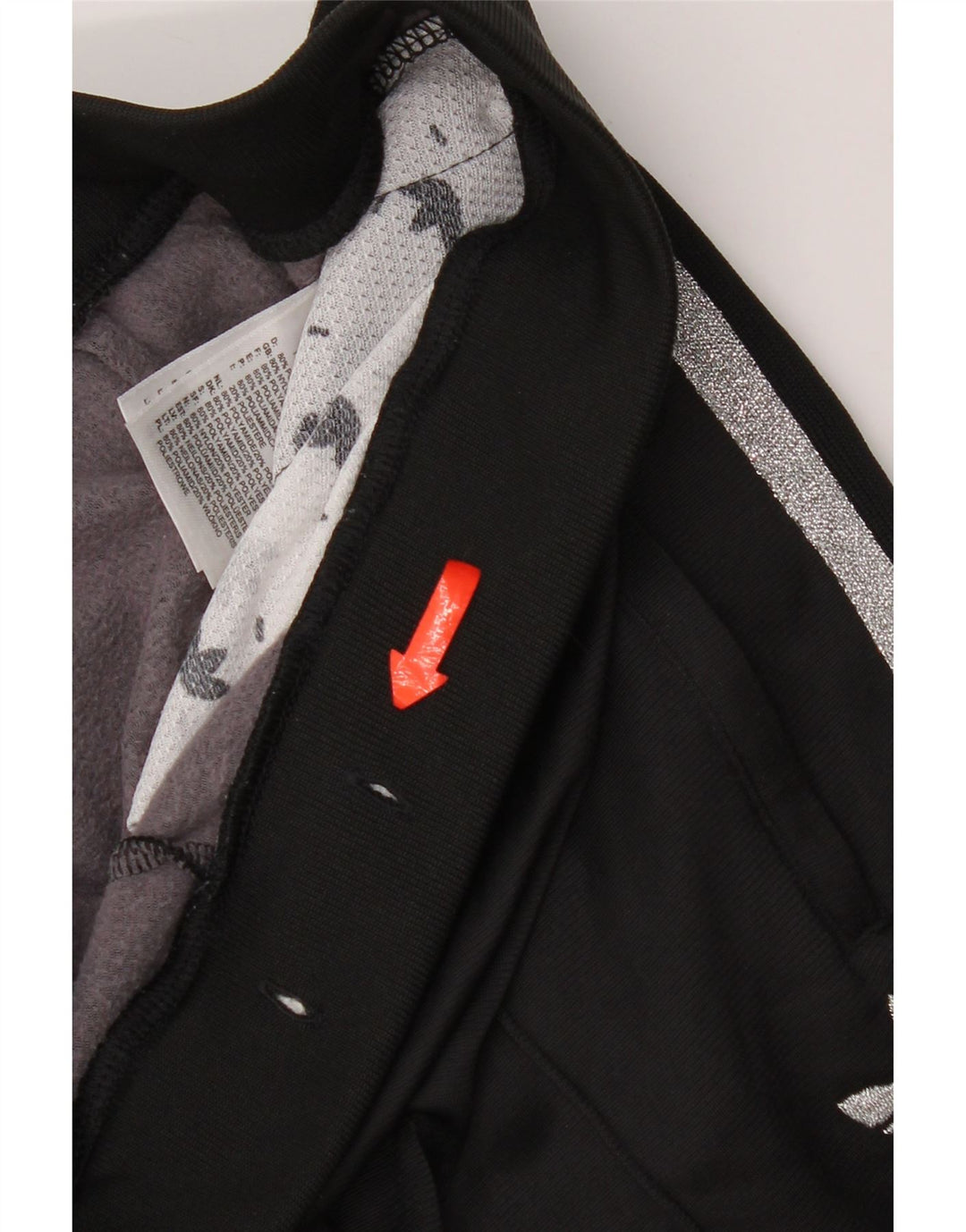 Adidas Pantalon de survêtement femme IT 46 Large Noir Polyester